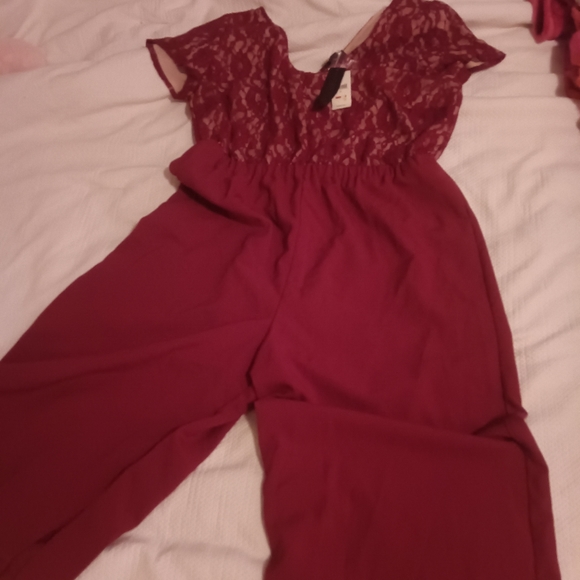 NWT Lane Bryant Lace Top Jumpsuit - Picture 14 of 14